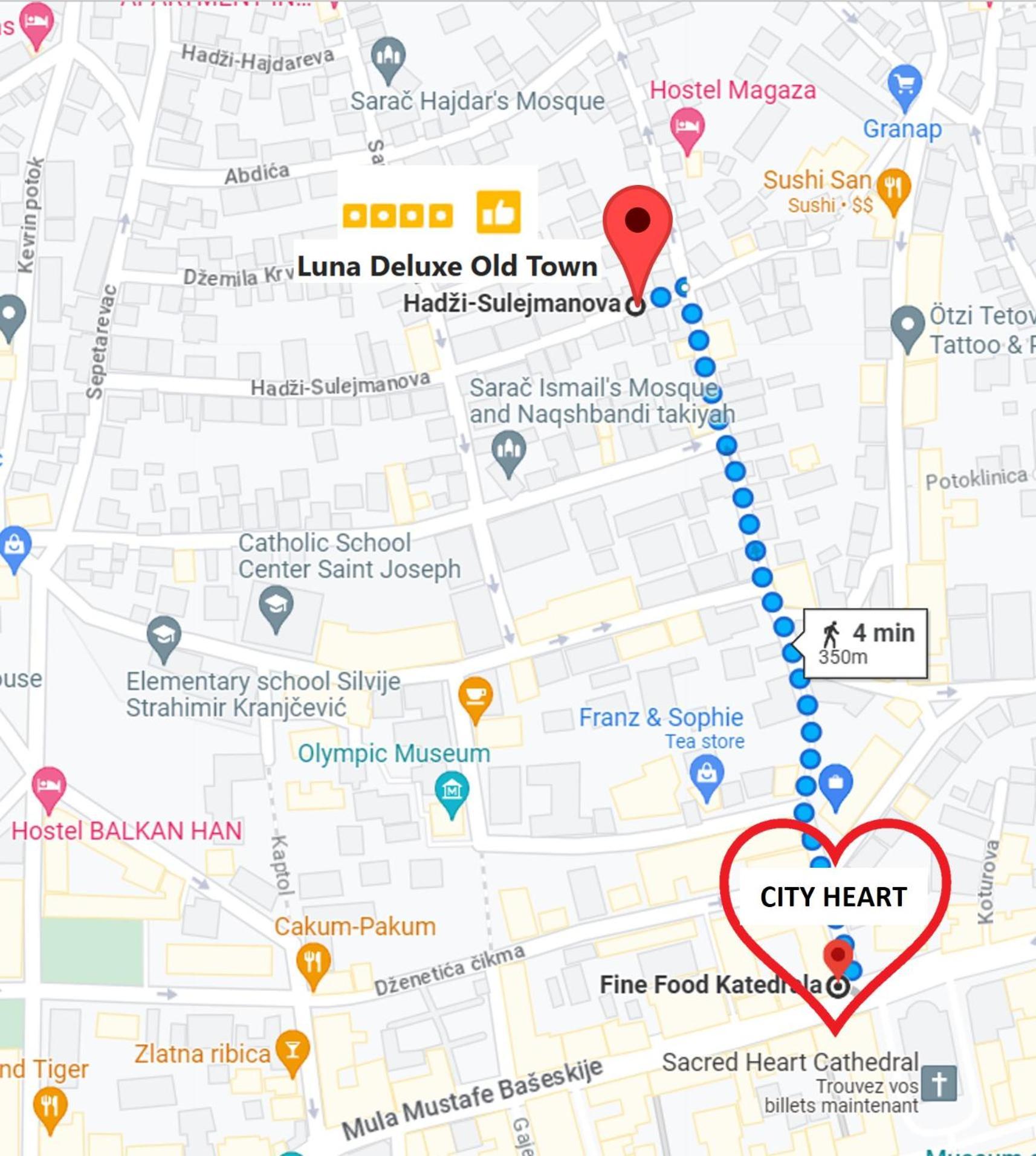 Luna Deluxe City Center & Free Parking سراييفو المظهر الخارجي الصورة